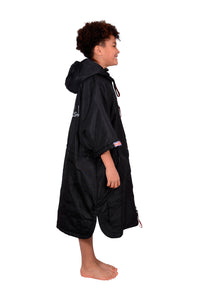 Original Sports Cloak Kids Short Sleeve Black Grey (4583921057927)