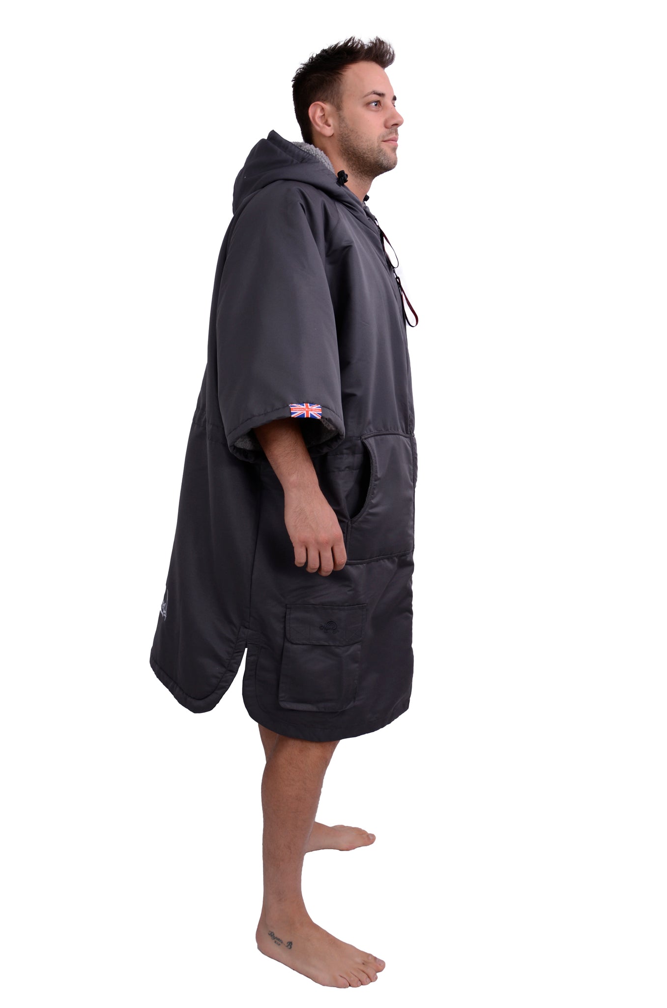 Original Sports Cloak Short Sleeve Charcoal Grey (4583921909895)