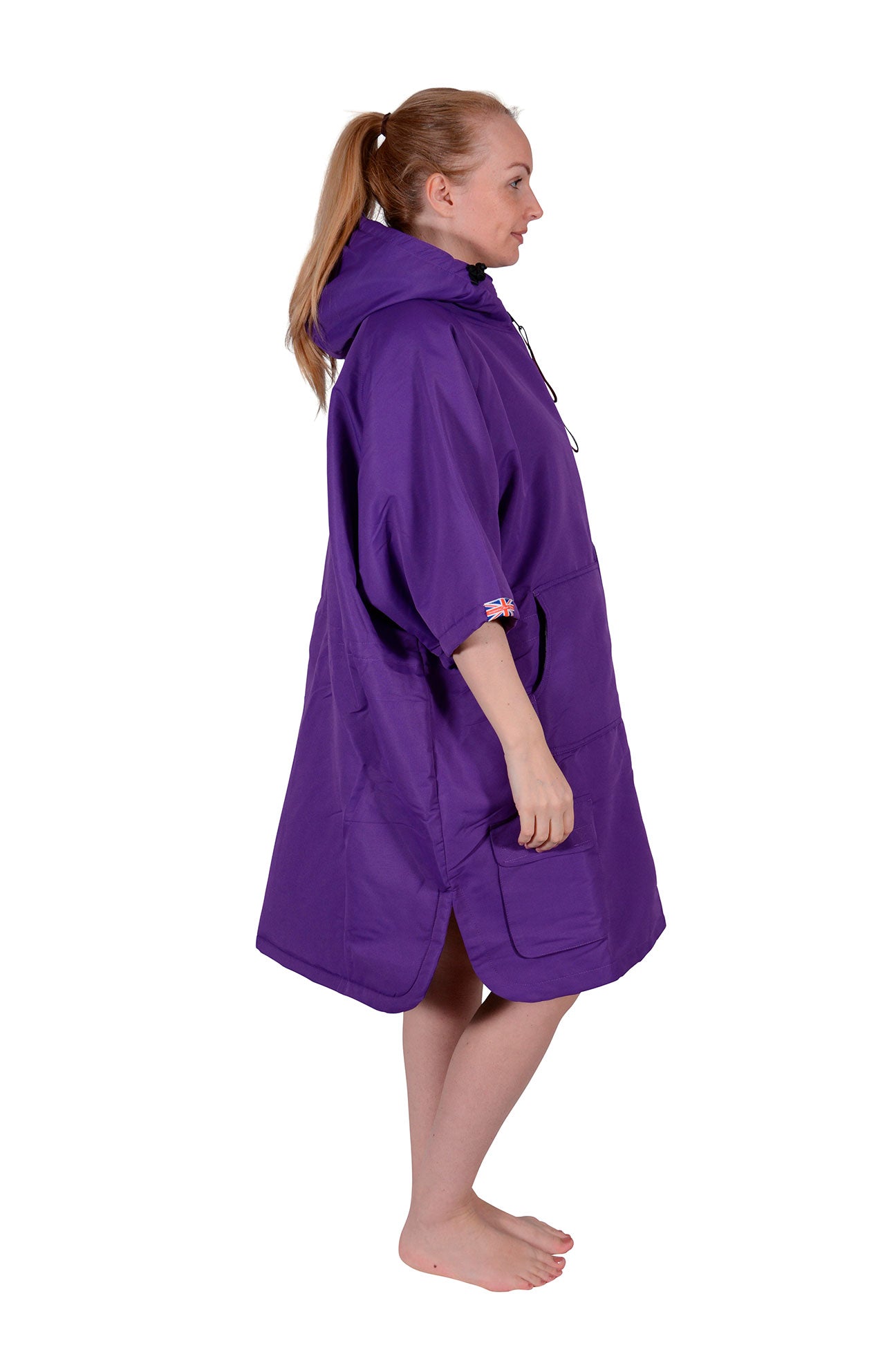 Original Sports Cloak Short Sleeve Purple Grey (4583920468103)