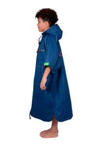 Eco Sports Cloak Kids Short Sleeve Navy Grey (5301769666716)