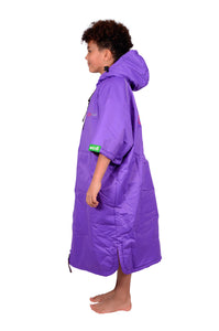 Eco Sports Cloak Kids Short Sleeve Purple Grey (5304252760220)