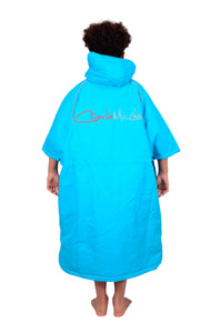Eco Sports Cloak Kids Short Sleeve Turquoise Grey (5304246730908)