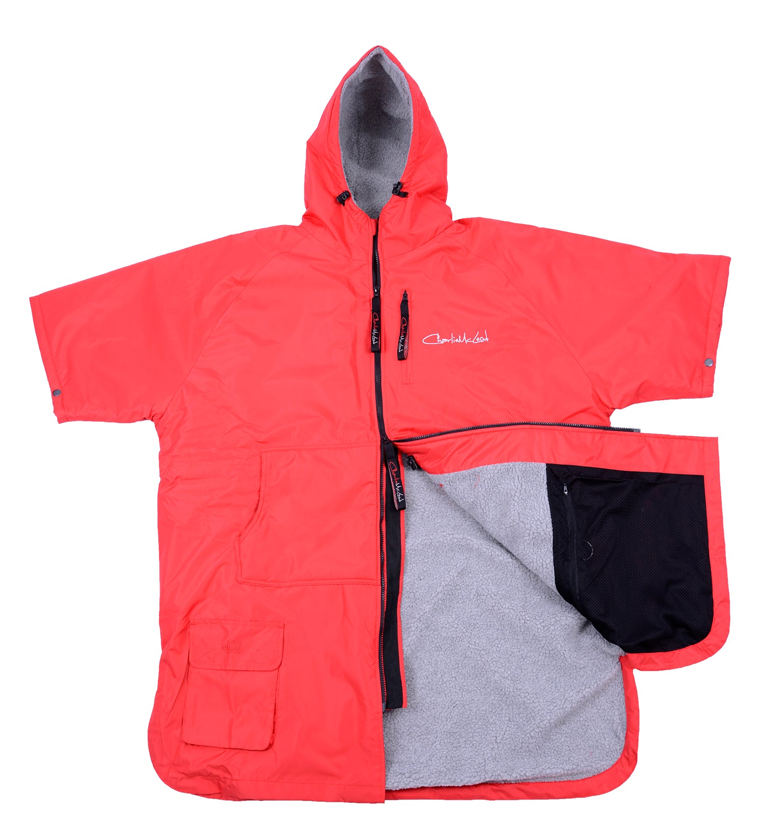 Original Sports Cloak Short Sleeve Red Grey (4583920435335)