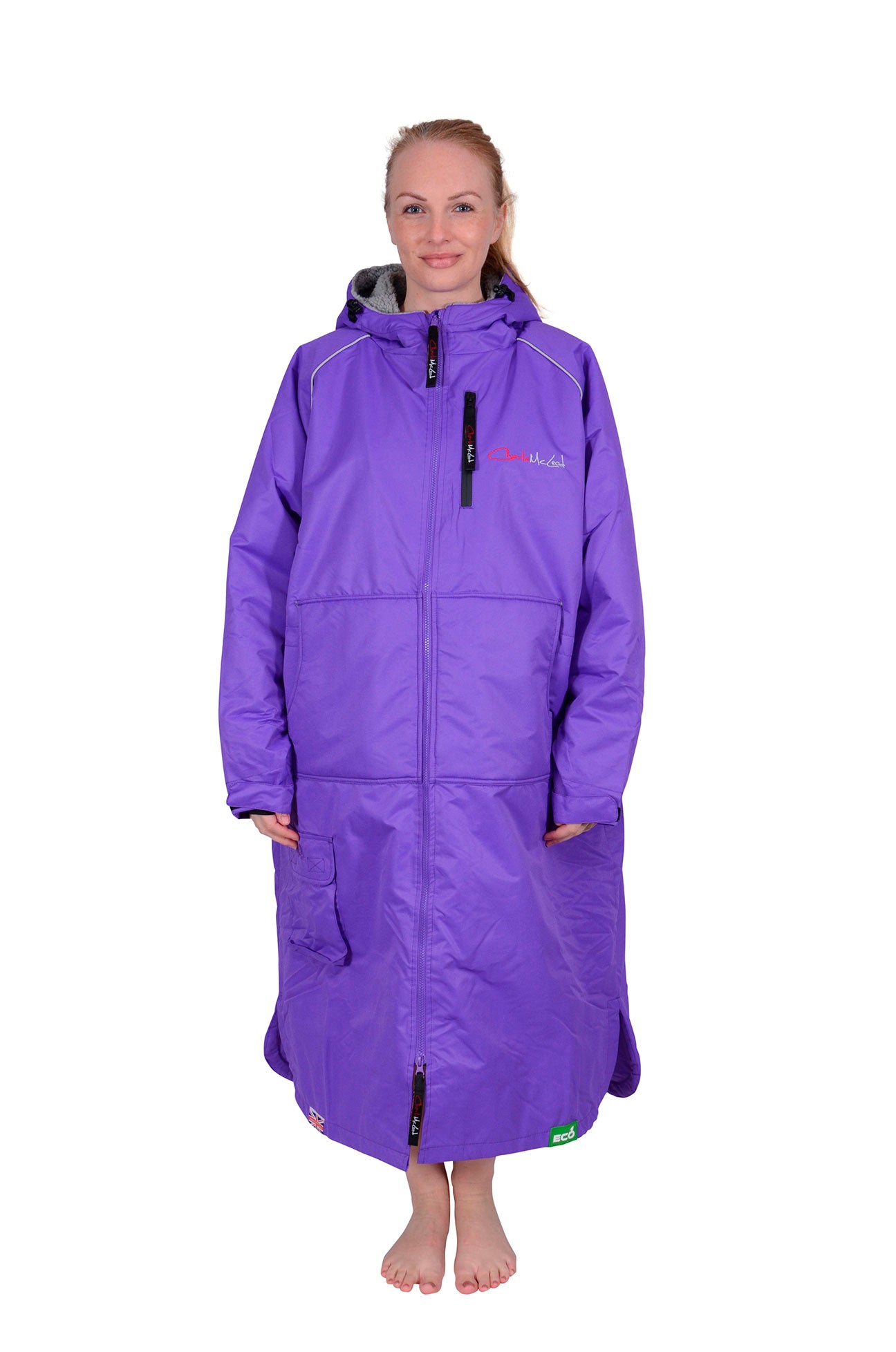Eco Sports Cloak Long Sleeve Purple Grey (5304250138780)