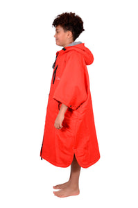Original Sports Cloak Kids Short Sleeve Red Grey (4583921156231)
